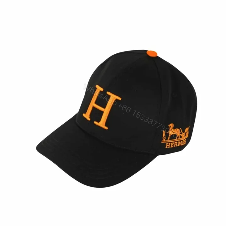 View 1 of Hermes New Carriage Baseball Cap Black