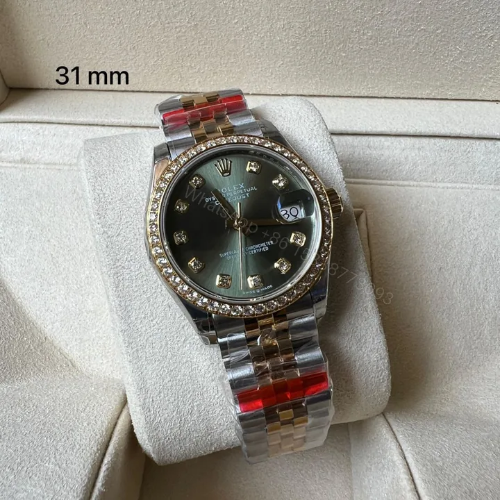 View 1 of Design Rolex datejust 31 oystersteel yellow gold diamand
