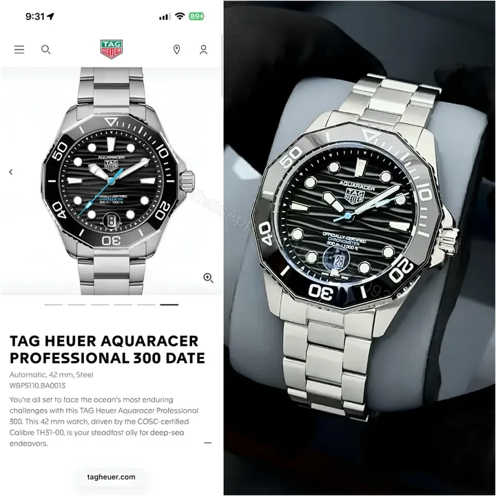 View 1 of Tag Heuer WBPS110