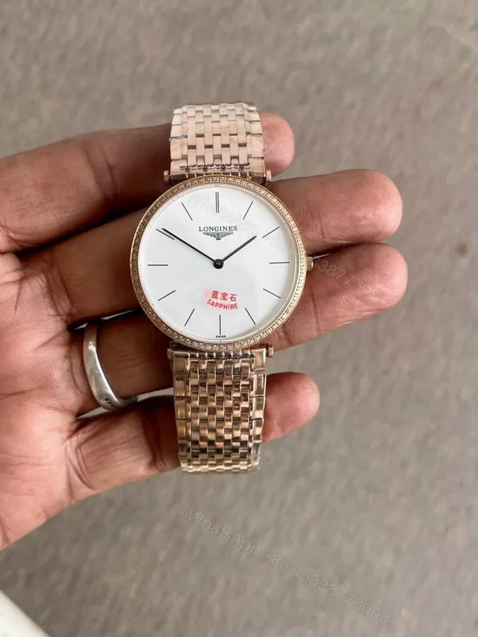 View 1 of Longines One Click King Silver Rose Gold 42mm Quartz
