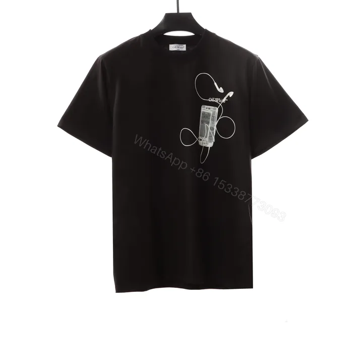 View 1 of Off-White Digital Headphone Arrow T-Shirt