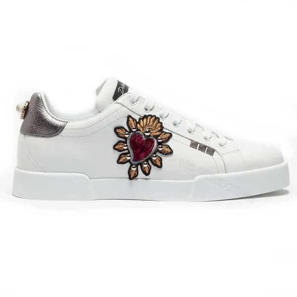View 1 of DOLCE & GABBANA SNEAKERS PORTOFINO IN VITELLO NAPPATO CON PATCH – DG23