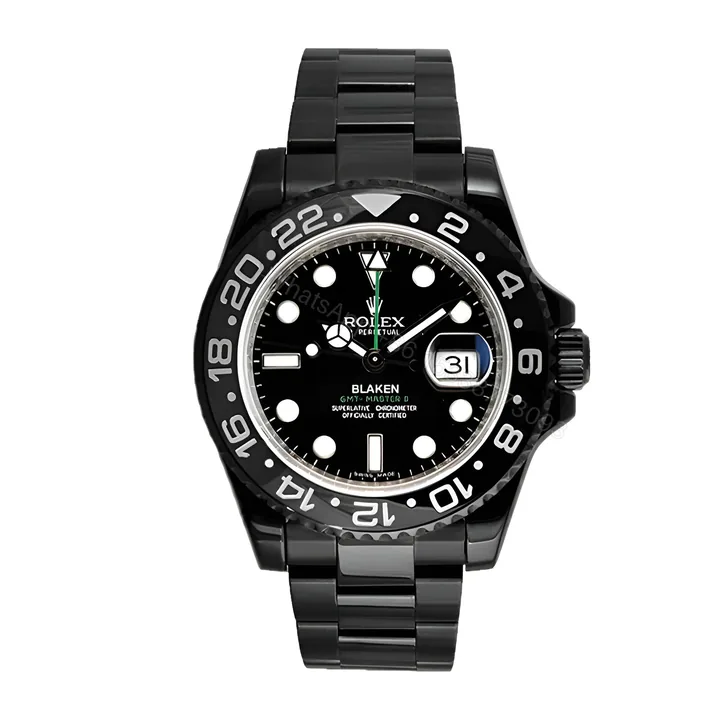 View 1 of Rolex Blaken GMT-Master II 116710 DLC-PVD Replica