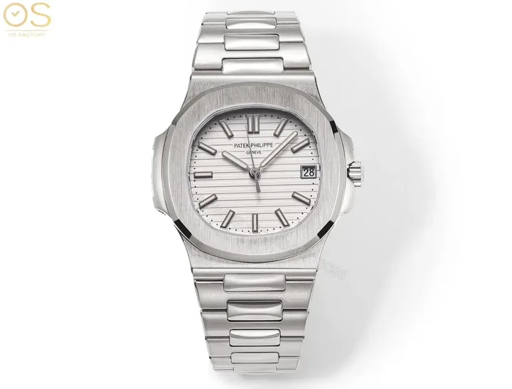 View 1 of Patek Philippe Steel King Silver Nautilus Watch