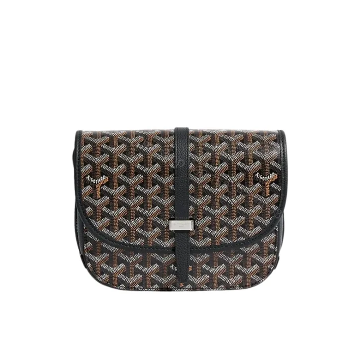 View 1 of GOYARD BELVEDERE PM BAG BLACK 22CM