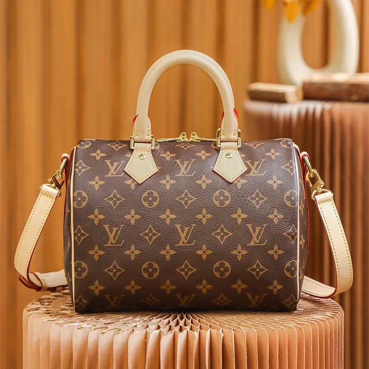 View 1 of 原單高仿LV手圓筒手提包Speedy25系列免檢版