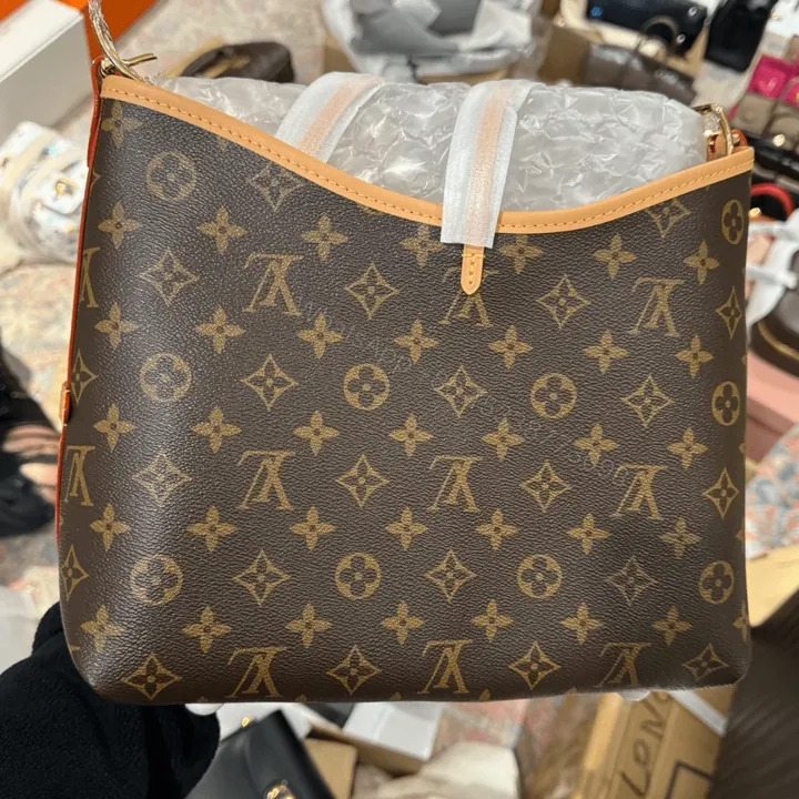 View 1 of Louis Vuitton Handbags LV Carry All MM Monogram Brown Color 39x30x15cm
