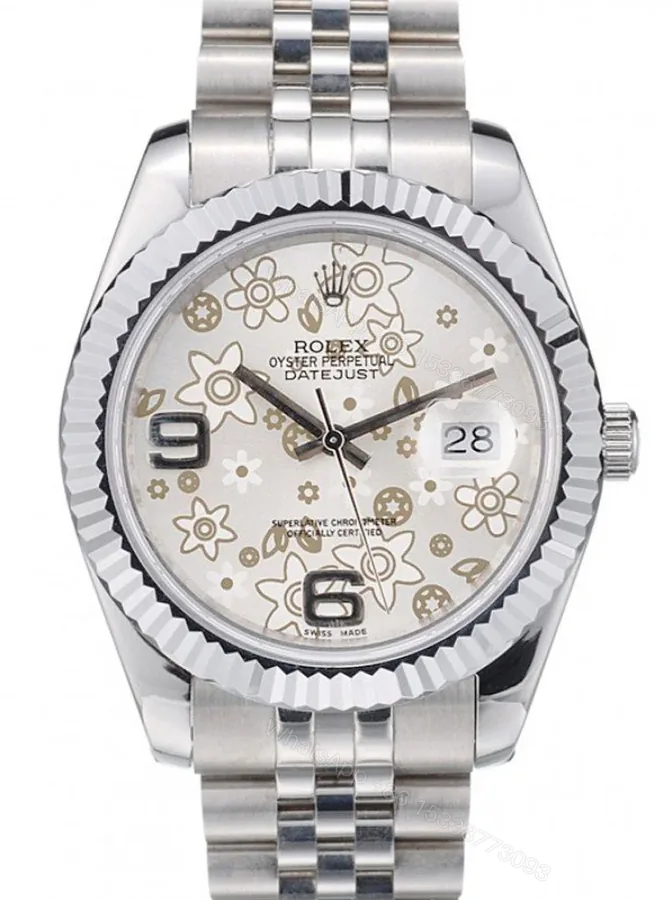 View 1 of Replica Rolex Datejust Silver Dial 41983 41 mm