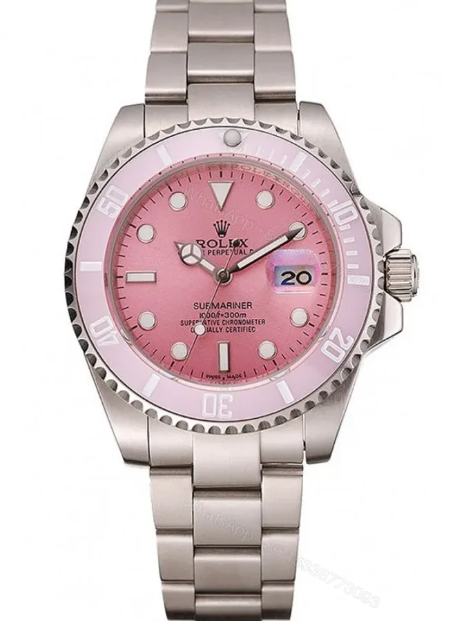 View 1 of Superclone Rolex Submariner Pink Dial 1453980