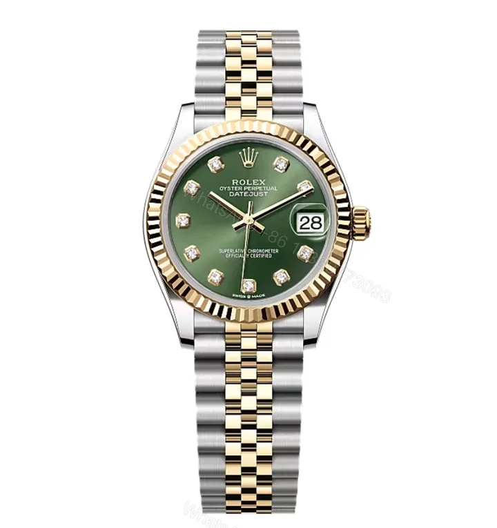 View 1 of Rolex Datejust Olive Green Diamond Dial 278273-0030 31 mm
