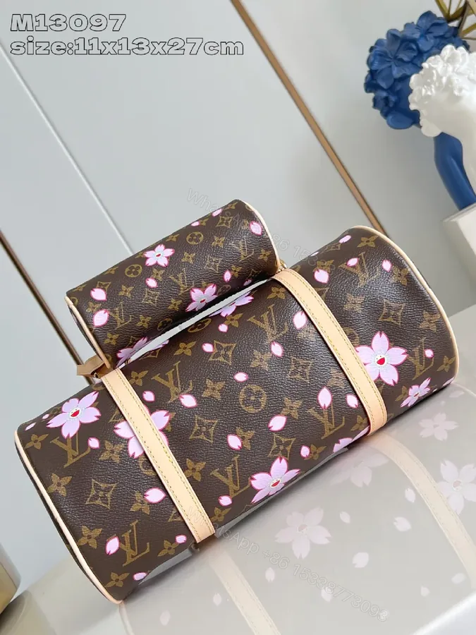 View 1 of Chic Monogram Floral Satchel: Bold, Structured Day-to-Night Bag