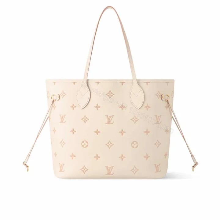 View 1 of Louis Vuitton Neverfull MM Bag Beige 32Cm M14285