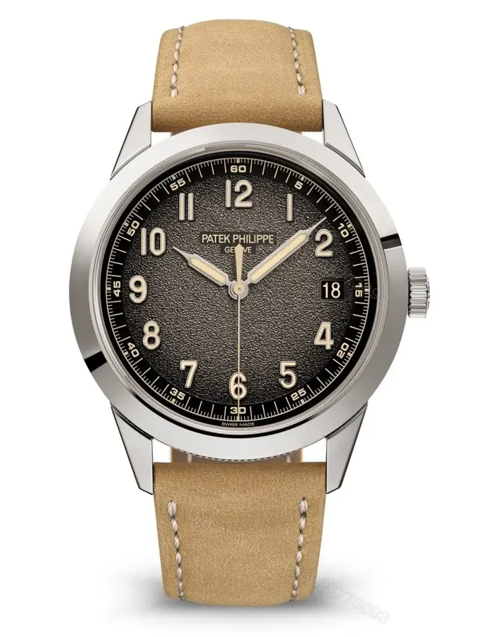 View 1 of Replica Patek Philippe Calatrava 5226G White Gold