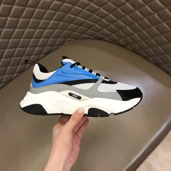 View 1 of B22 SNEAKER TECHNICAL MESH WITH AND CALFSKIN – CD108