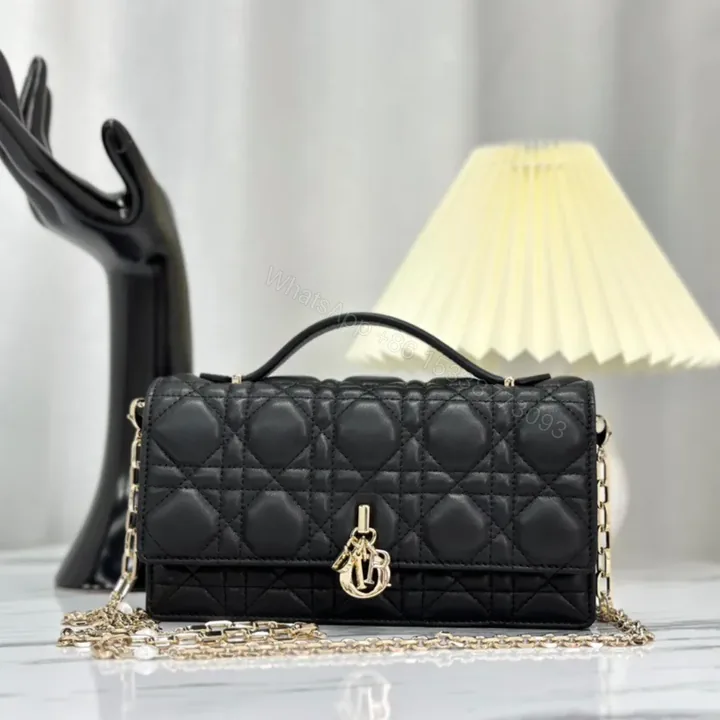 View 1 of Dior Women’s Super Handbag Black Crossbody Bag 21×11.5cm