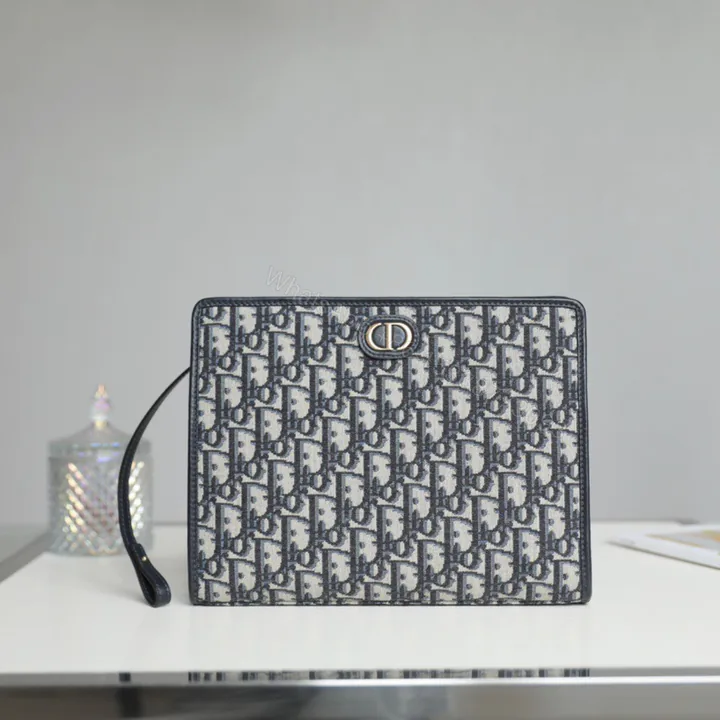 View 1 of Clutch Dior 30 Montaigne Pouch Canvas Siêu Cấp 26cm