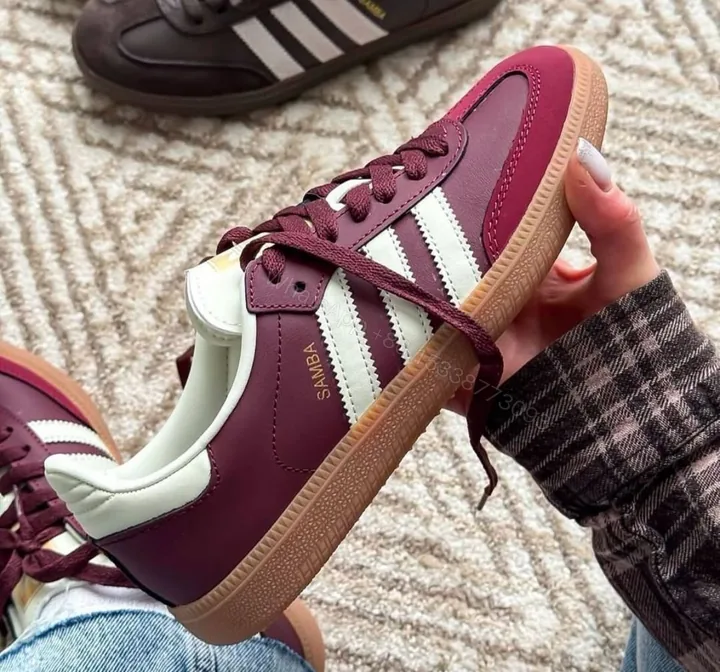 View 1 of First Copy Adidas Originals Samba Maroon