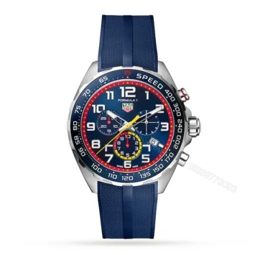 View 1 of Replica TAG Heuer Formula 1 Men Quartz Blue Rubber Watch CAZ101AL.FT8052