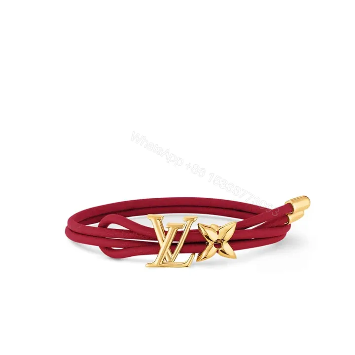 View 1 of LOUIS VUITTON BLOOM BRACELET RED M8916Z