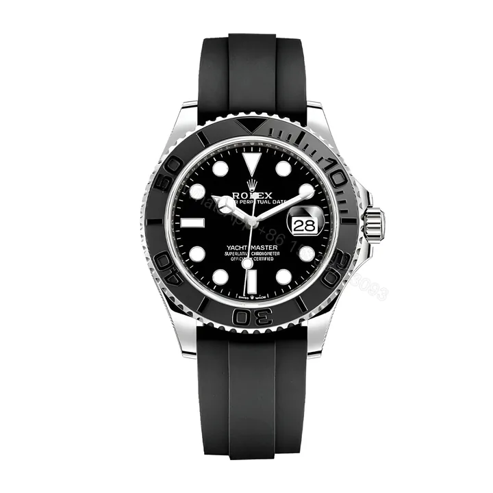 View 1 of Rolex Yacht-Master 226659 White Gold Automatic Rubber Black Dial Replica