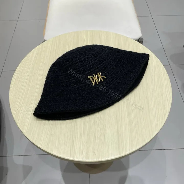 View 1 of One-Tone Wool Cap with Gold Accent — Refined Texture Cap