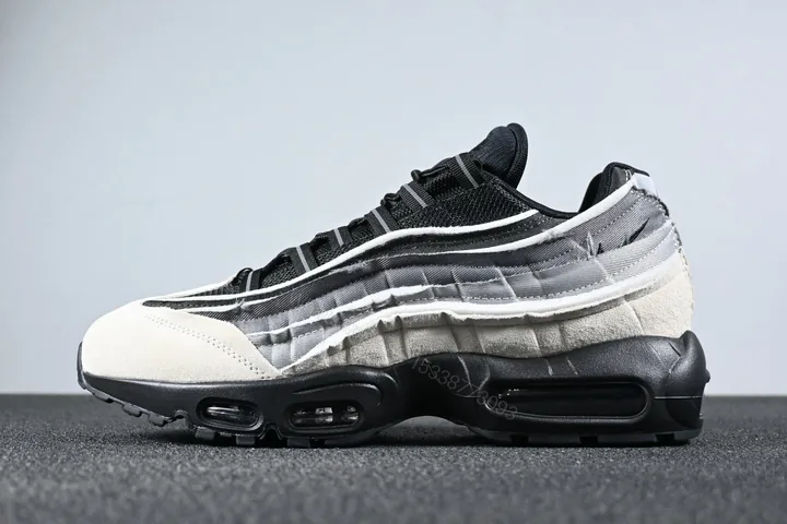 View 1 of Nike Air Max 95 Comme des Garcons Black Grey