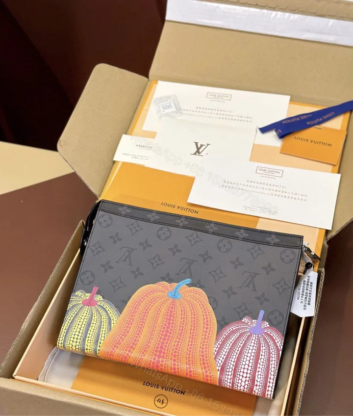 View 1 of First Copy Louis Vuitton Unisex Reverse Pochette