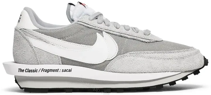 View 1 of LDWAFFLE X SACAI X FRAGMENT LIGHT SMOKE GREY SNEAKER – NK001