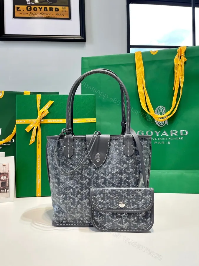 View 1 of Goyard Anjou Mini in Gray