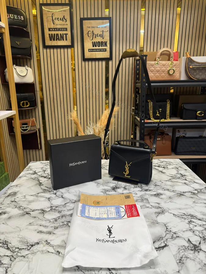 View 1 of FIRST COPY Yves Saint Laurent YSL Cassandra Top Handle Bag
