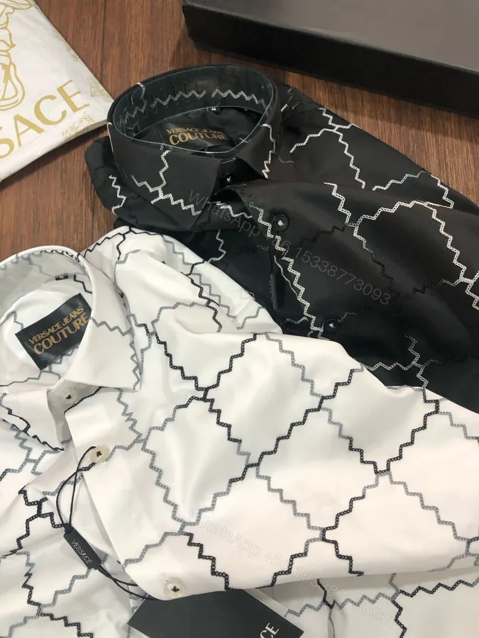 View 1 of First Copy Versace Premium Cotton Shirts for Men