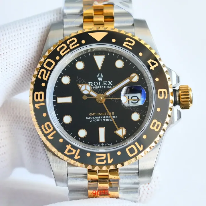 View 1 of Rolex GMT-Master II Zombie Jubilee Replica 40mm 126713GRNR-0001