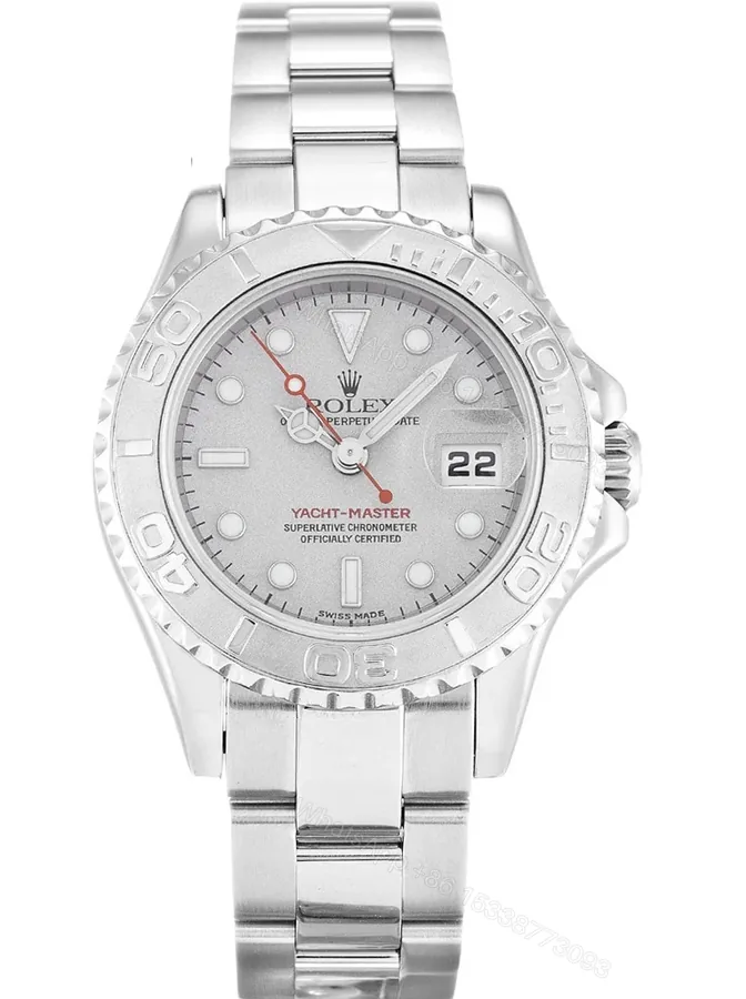 View 1 of Replica Rolex Yacht-Master Silver Dial 169622