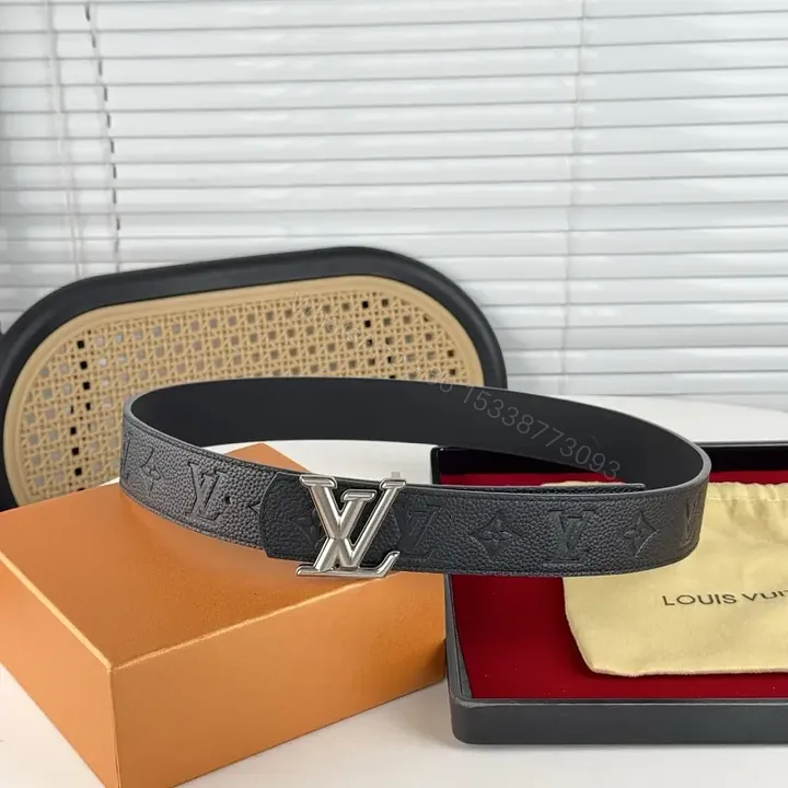 View 1 of Timeless Leather Belt - Full-Grain, Signature Buckle, Luxe Style
