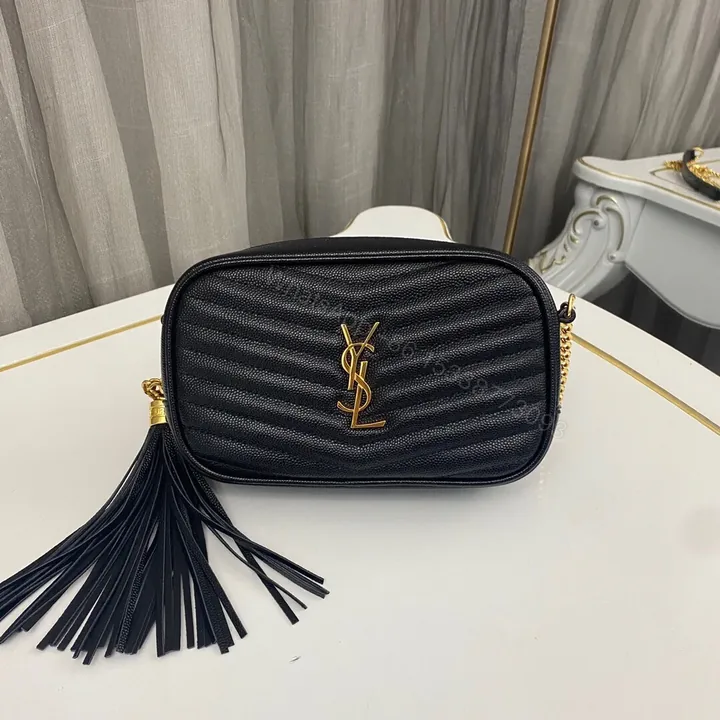 View 1 of Saint Laurent Lou Mini Bag With Tassel David Jones