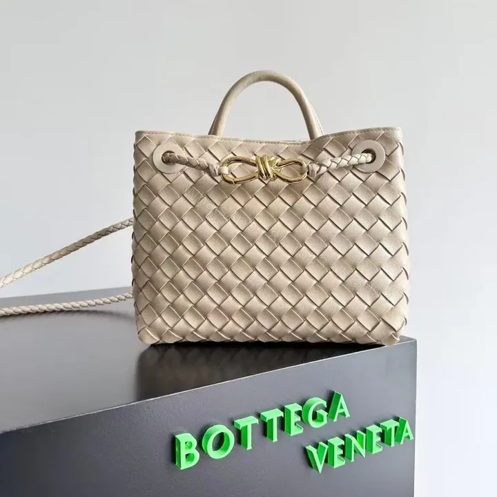 View 1 of Bottega Veneta Small Andiamo top handle bag i
