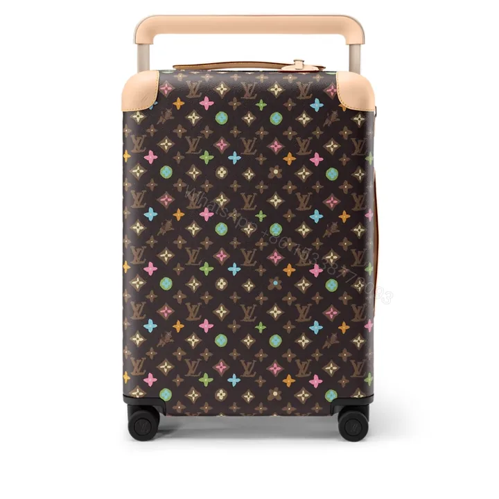View 1 of Louis Vuitton Horizon 55 Suitcase Monogram Craggy Coated Canvas Chocolate 55Cm M47070