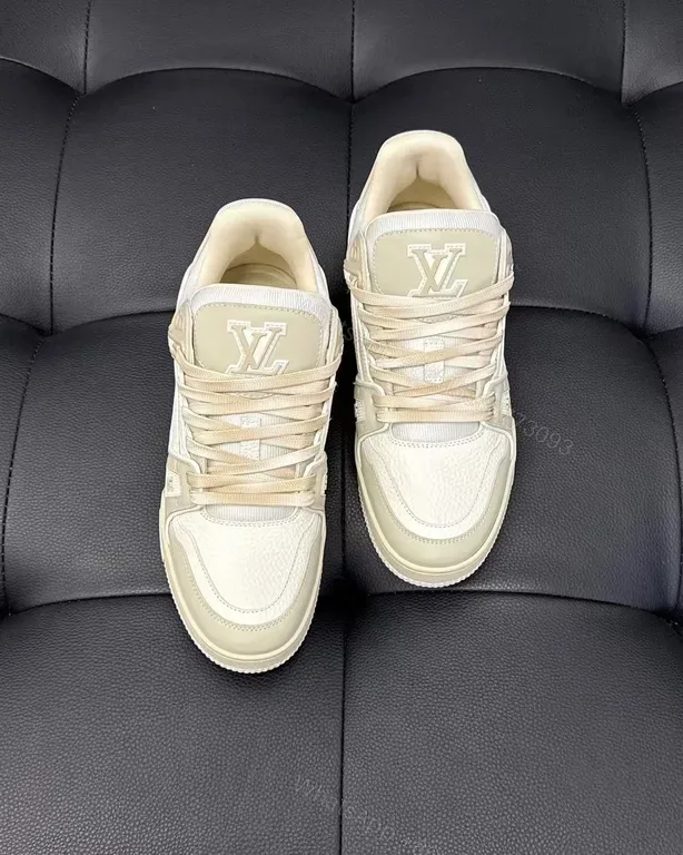 View 1 of Premium Minimalist Luxe Sneakers with LV Detailing
