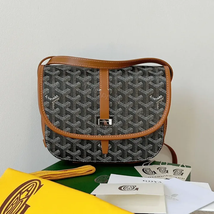 View 1 of Goyard Super Premium Women’s Handbag Orange Leather Pattern 22x16x7cm
