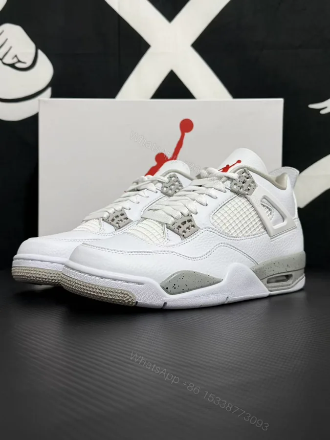 View 1 of Air Jordan 4 White Oreo (Cost-Effective Version)