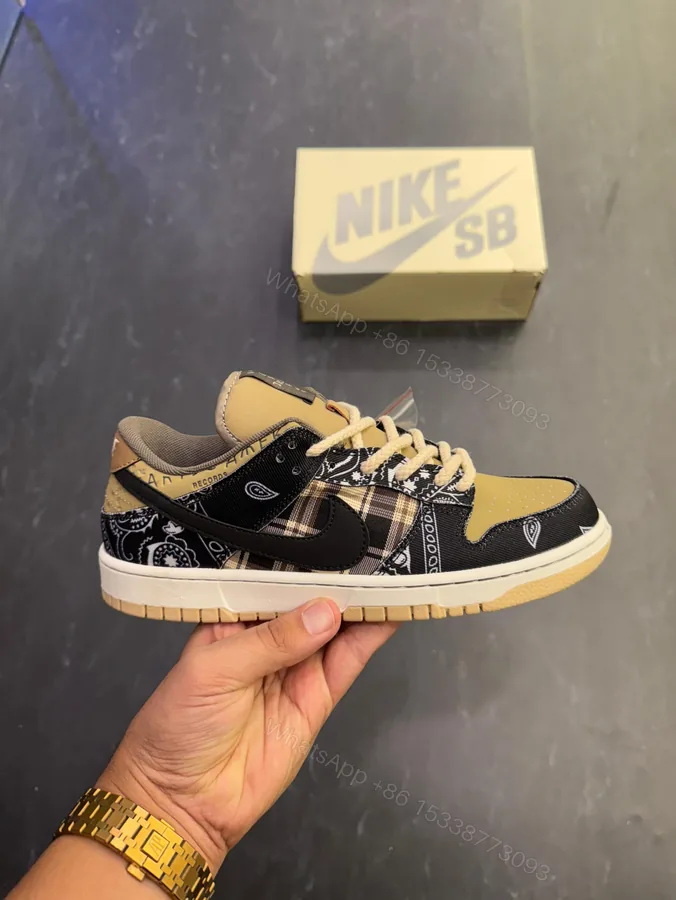 View 1 of FIRST COPY Nike Jordan SB Dunk X Travis Scott Cactus Jack