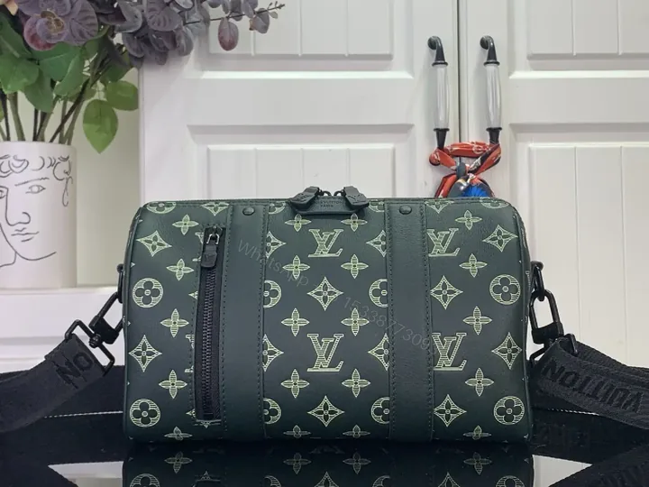 View 1 of Dark Emerald Monogram Compact Training Bag: Luxury Carryall