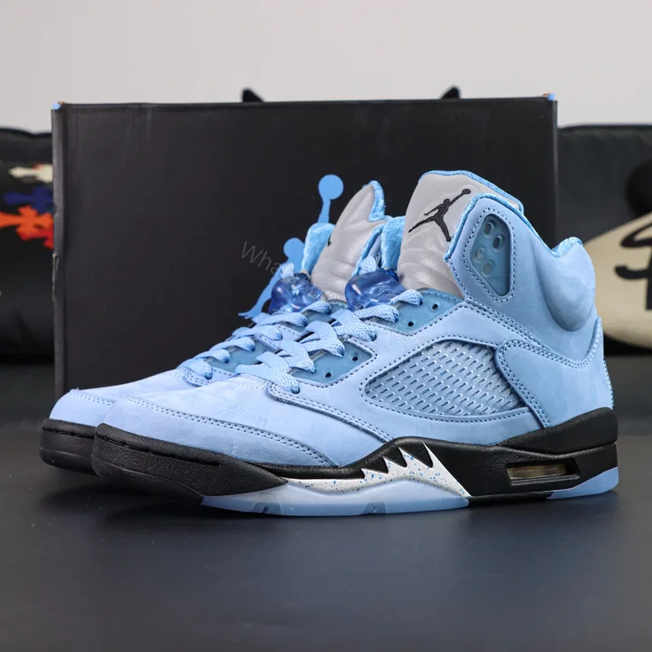 View 1 of Air Jordan 5 Retro UNC University Blue Reps