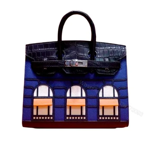 View 1 of HERMES FAUBOURG BIRKIN 20 DEEP BLUE 20CM