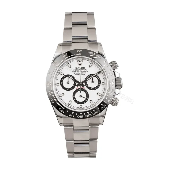 View 1 of Rolex Daytona 116500LN Super Clone: Ceramic Bezel White Dial Steel Oyster