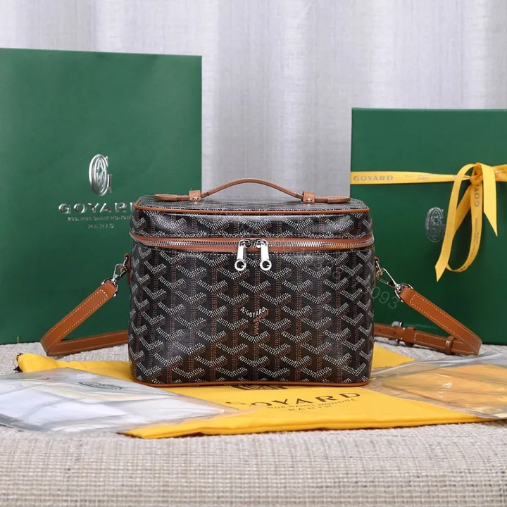 View 1 of 高仿Goyard*Muse系列MUSEVA4單價盒子包棕色免檢版