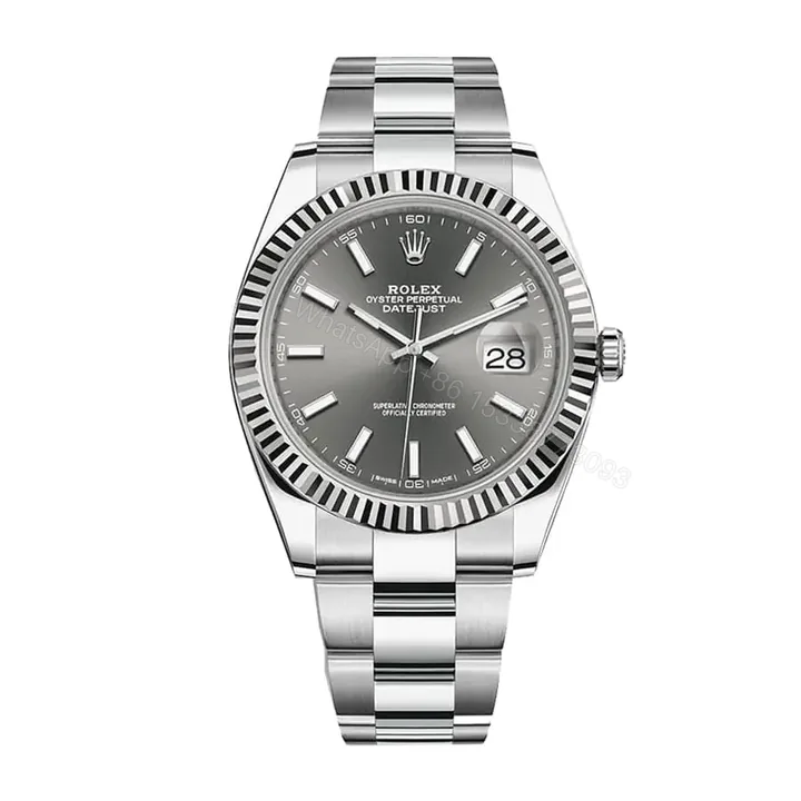 View 1 of Rolex Datejust Grey Dial Replica