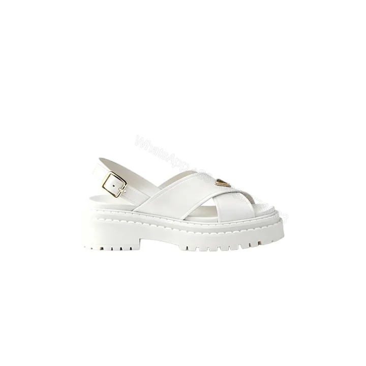 View 1 of PRADA Leather sandals 749453