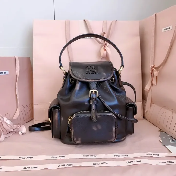 View 1 of Structured Leather Backpack: Classic Detailing, Luxe Comfort