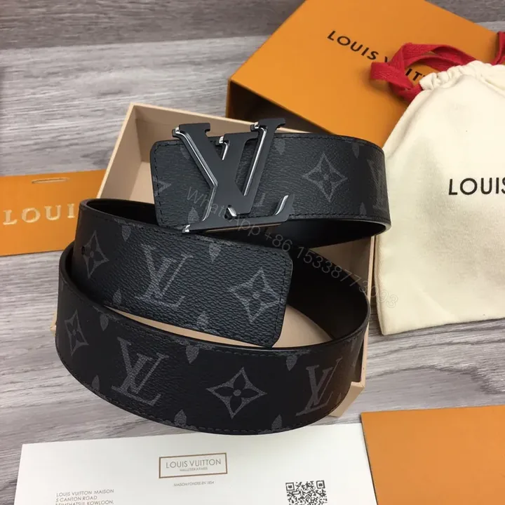 View 1 of Iconic Monogram Belt: Everyday Sophistication in Black